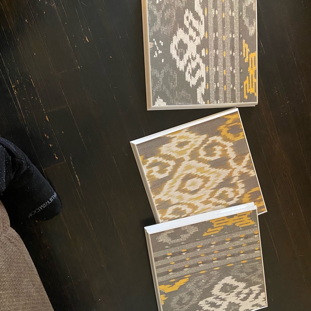 Wall decor Yellow/gray/white